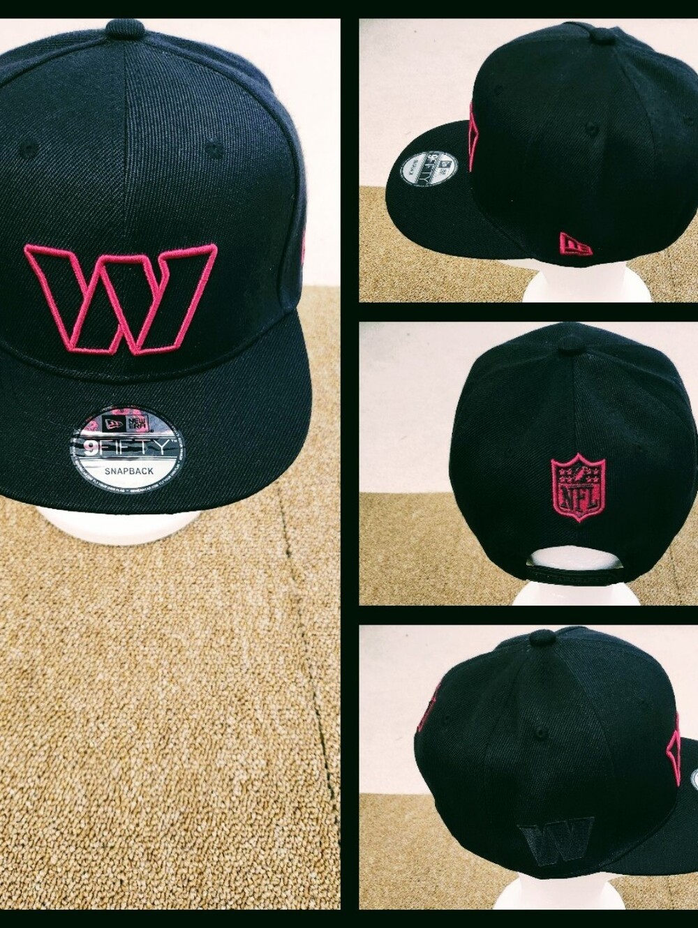 WASHINGTON COMMANDERS NFL FOOTBALL SNAPBACK HAT.